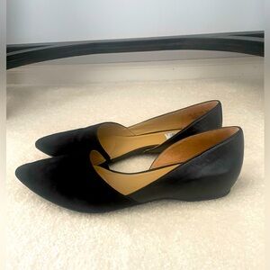 Naturalizer Women’s Flat, Black Leather/Suede, sz 7.5M